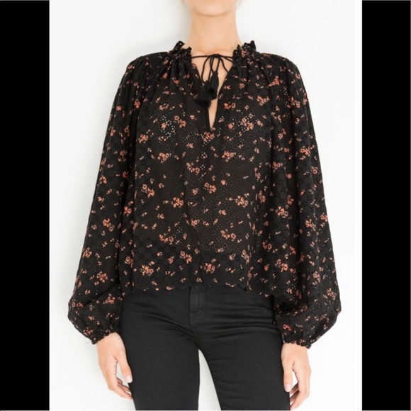 Ulla Johnson Tops - Ulla Johnson Siarah Floral Blouse XS 2